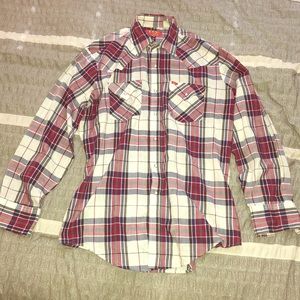 Vintage Ely Plains Western wear shirt men’s Large